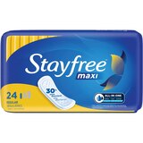 Stayfree Maxi Pads without Wings, Regular, 24 CT, thumbnail image