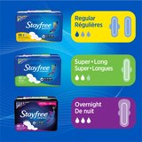 Stayfree Ultra Thin Pads with Wings, Overnight, thumbnail image 4 of 5