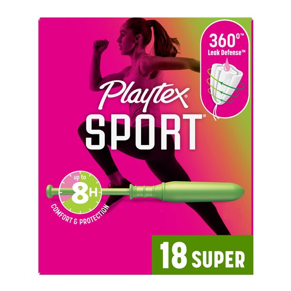Playtex Sport - Tampones, sin perfume, Super Absorbency