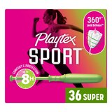 Playtex Sport Tampons, Unscented, Super Absorbency, thumbnail image