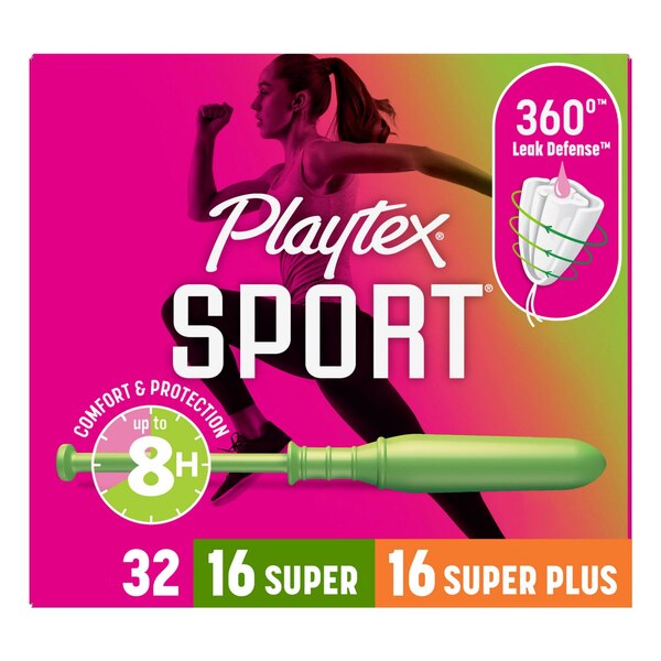 Playtex Sport Multipack Super/Super Plus, 32 CT