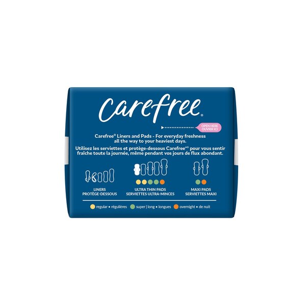 Carefree Ultra Thin Regular With Wing, 28 CT