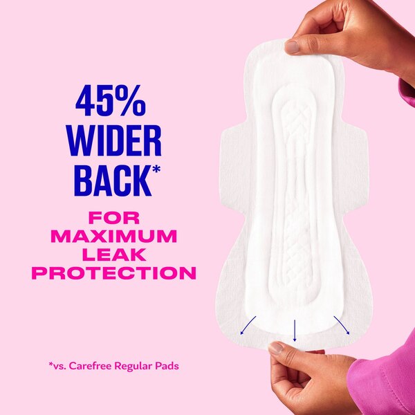 Carefree Ultra Thin Super/Long With Wings, 28 CT