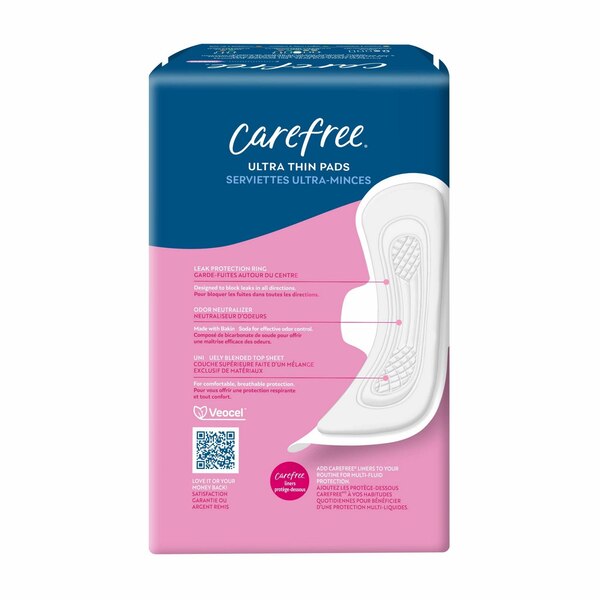 Carefree Ultra Thin Super/Long With Wings, 28 CT
