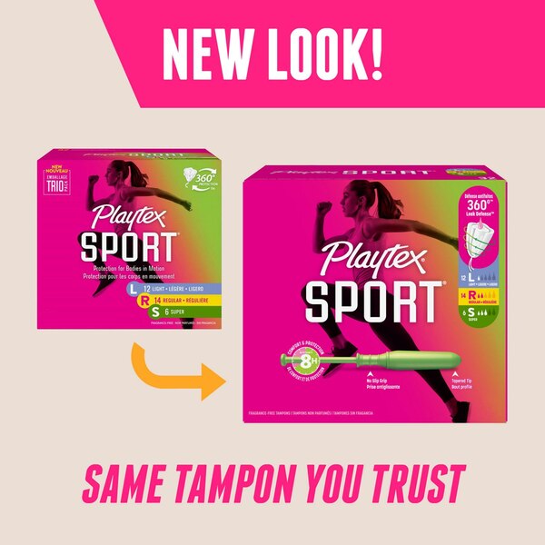 Playtex Sport Multipack Light/Regular/Super, 32 CT