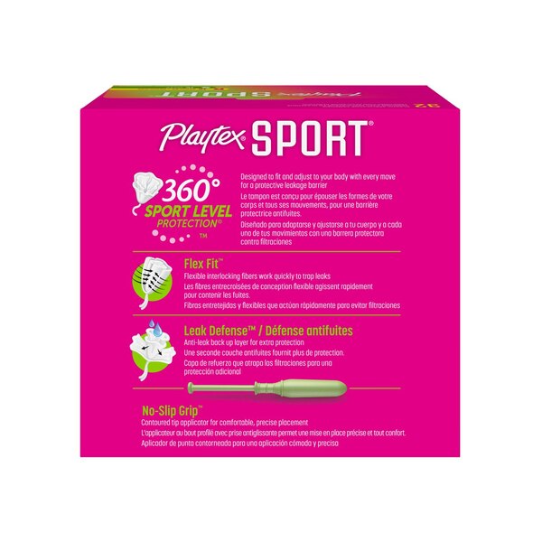 Playtex Sport Regular/Super, 32 CT