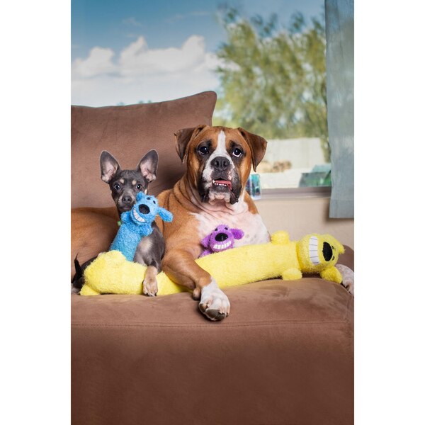 Multipet Loofa Dog Toy, Medium Size, Assorted Colors