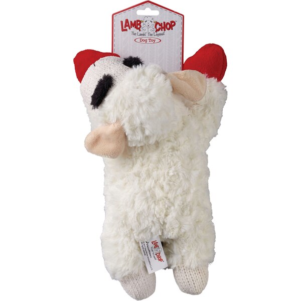 Lamb Chop Stuffed Dog Toy