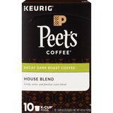 Peet's Coffee Decaf House Blend K-Cup Pods, 10 ct, thumbnail image