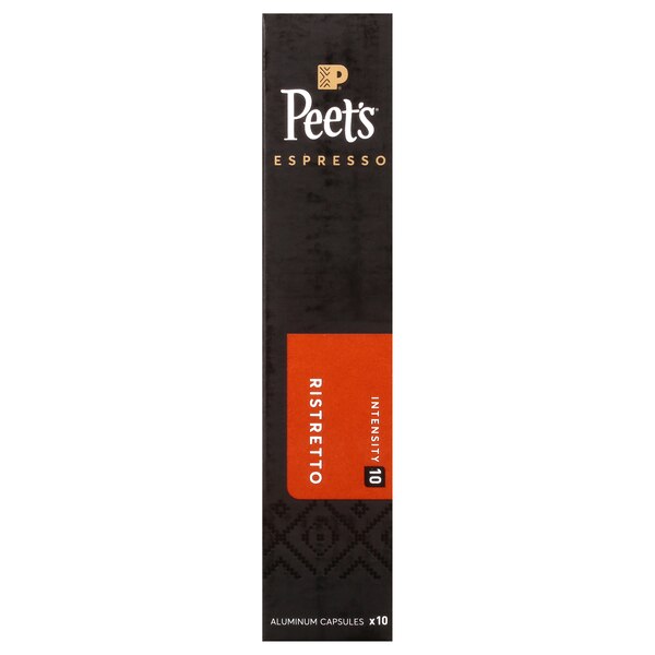 Peet's Espresso Dark Roast Capsules, 10 CT
