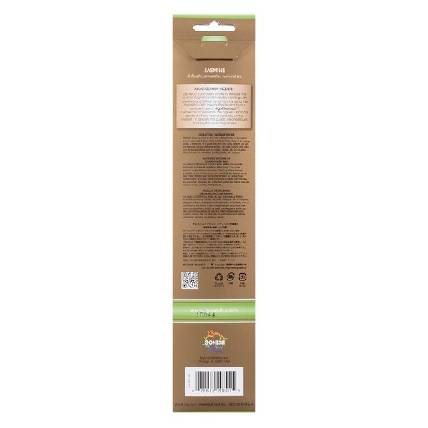 Gonesh Extra Rich Jasmine Incense Sticks, 20 CT