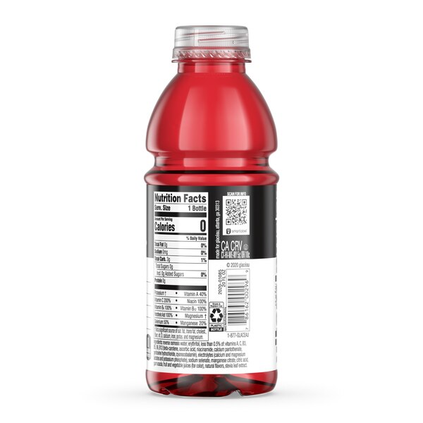 Vitaminwater Zero Xxx, Electrolyte Enhanced Water W/ Vitamins, Acai-Blueberry-Pomegranate Drink, 20 OZ