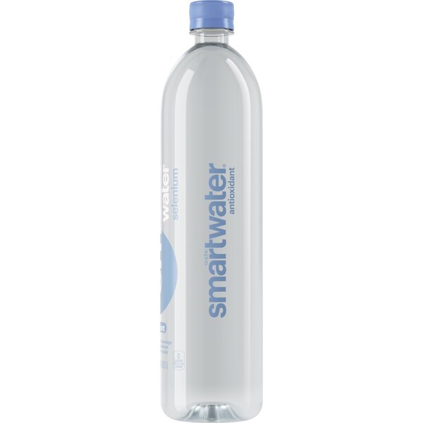 Smartwater Antioxidant Water, Premium Vapor Distilled Enhanced Water Bottles, 33.8 OZ
