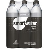 Smartwater Alkaline Bottles, 33.8 OZ, 6 PK, thumbnail image