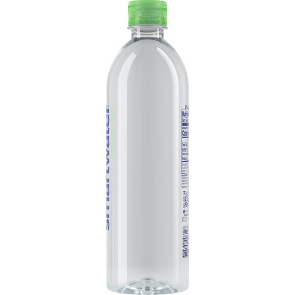 Smartwater Cucumber Lime, Vapor Distilled Premium Bottled Water, 23.7 OZ