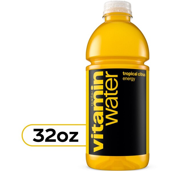 vitaminwater energy, tropical citrus Bottle, 32 fl oz