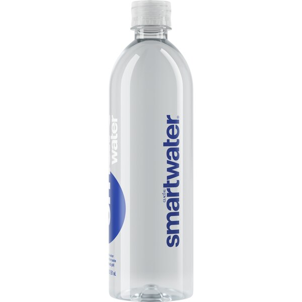 Smartwater Vapor Distilled Premium Water Bottle, 20 OZ