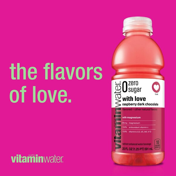 Glaceau Water Zero Sugar With Love-KO Bottle, 20 fl oz