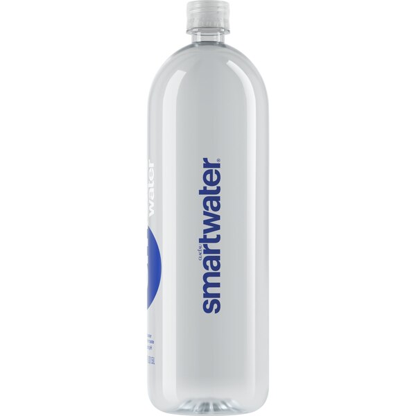 Smartwater, Vapor Distilled Premium Water Bottle, 1.5 L