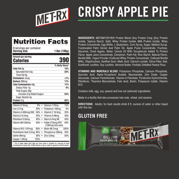 MET-Rx Big 100 Protein Meal Replacement Bar