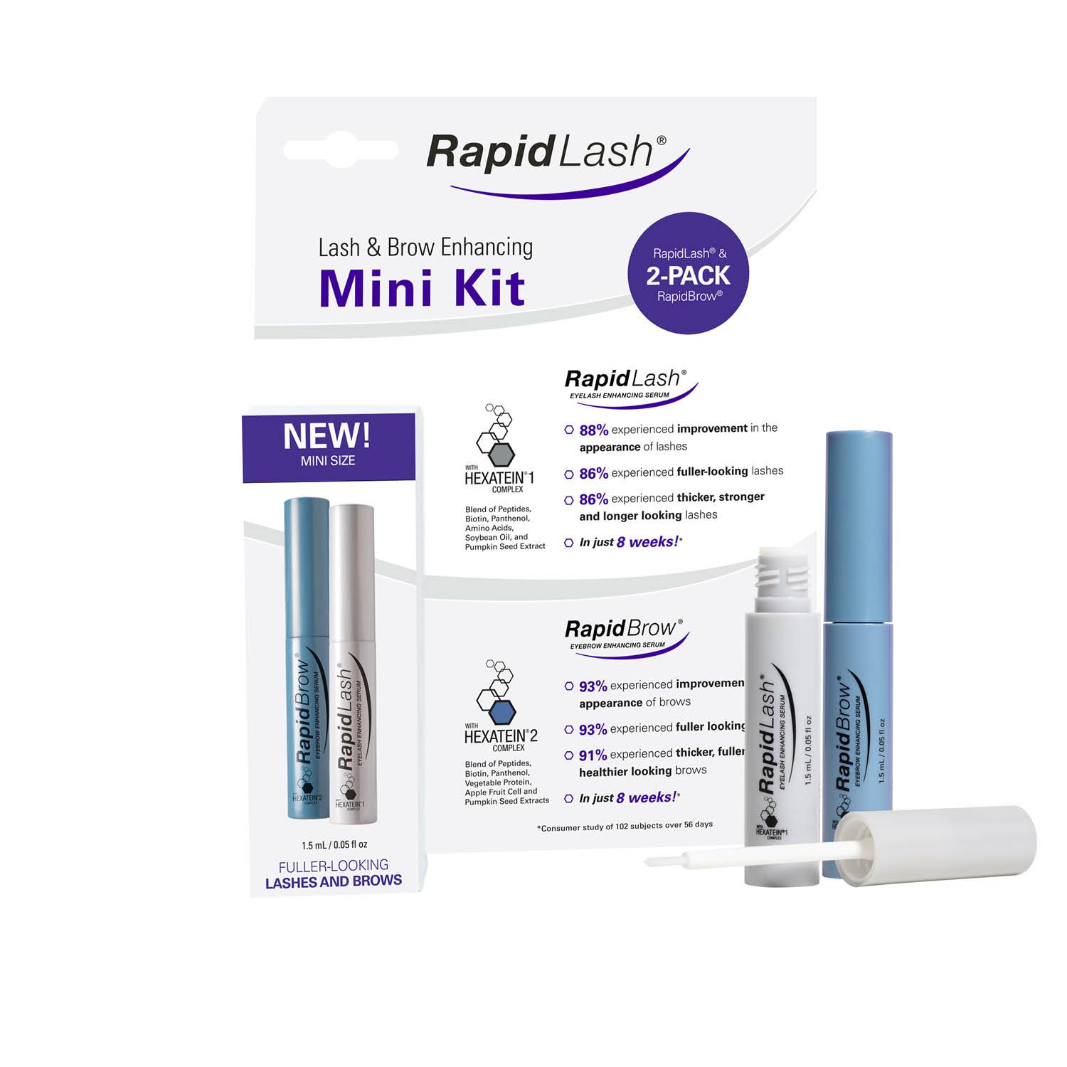 RapidLash Lash and Brow Enhancing Mini Kit