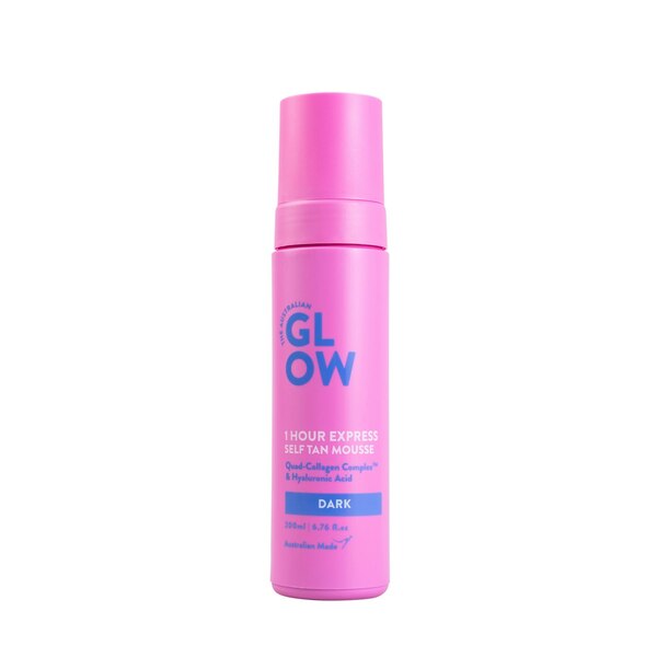 Australian Glow Express Self-Tanning Mousse, Dark