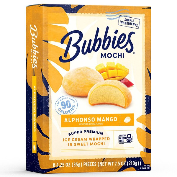 Bubbies Mochi Ice Cream Mango