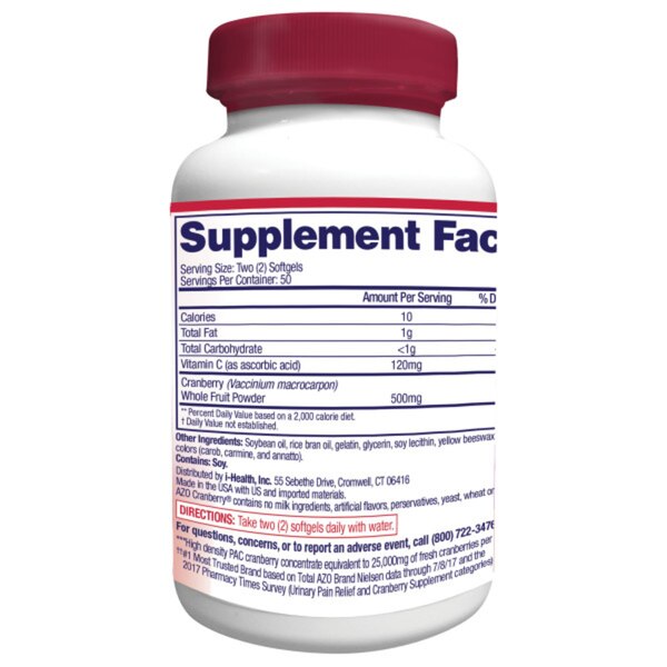 AZO Urinary Tract Health Dietary Supplement, Cranberry Softgels