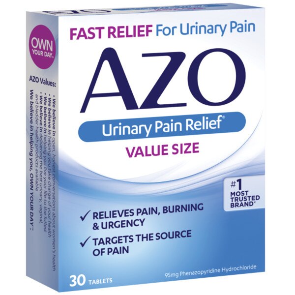 AZO Urinary Pain Relief Value SizeTablets, 30 CT