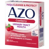 AZO Cranberry Urinary Tract Health Tablets, 50 CT, thumbnail image