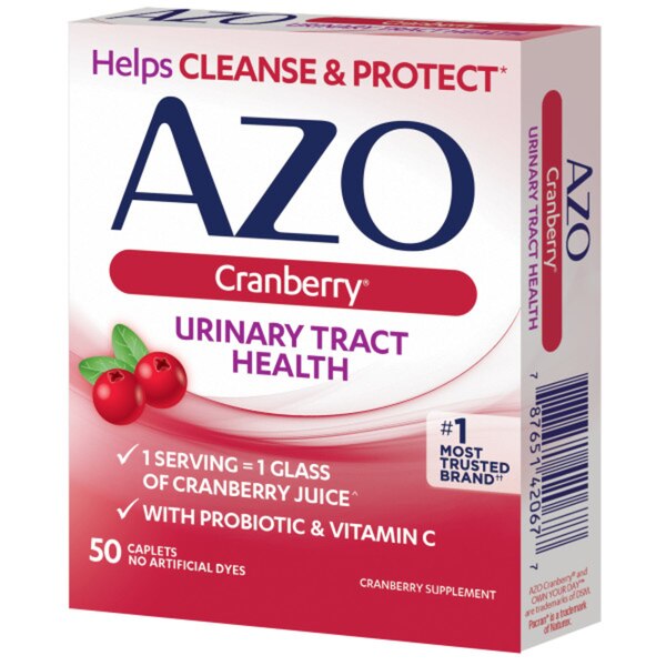 AZO Cranberry Urinary Tract Health Tablets, 50 CT