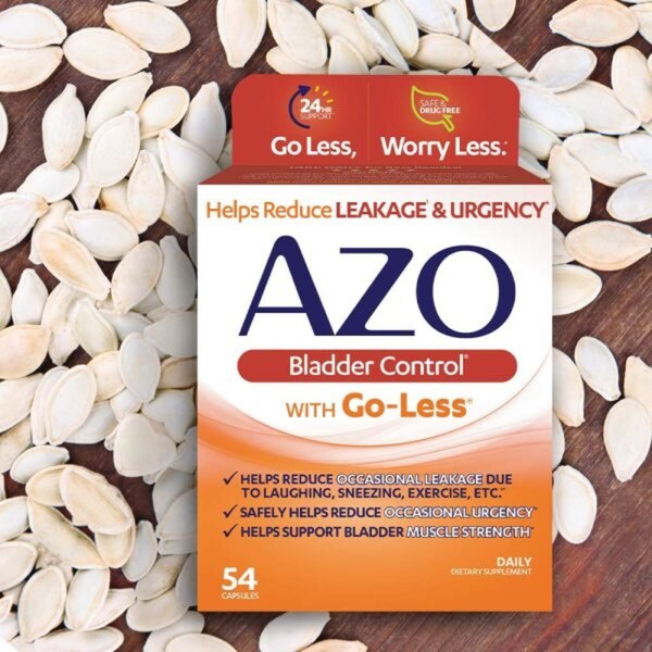AZO Bladder Control with Go-Less Daily Supplement, Capsules, 54ct