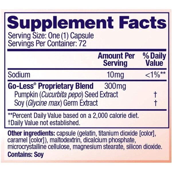 AZO Bladder Control with Go-Less Daily Supplement Capsules