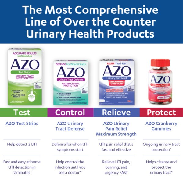AZO Urinary Tract Health Dietary Supplement, Cranberry Gummies, 72 CT