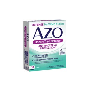 AZO Urinary Tract Defense Antibacterial Plus Urinary Pain Relief Tablets, 18 CT, 18 Count - CVS Pharmacy