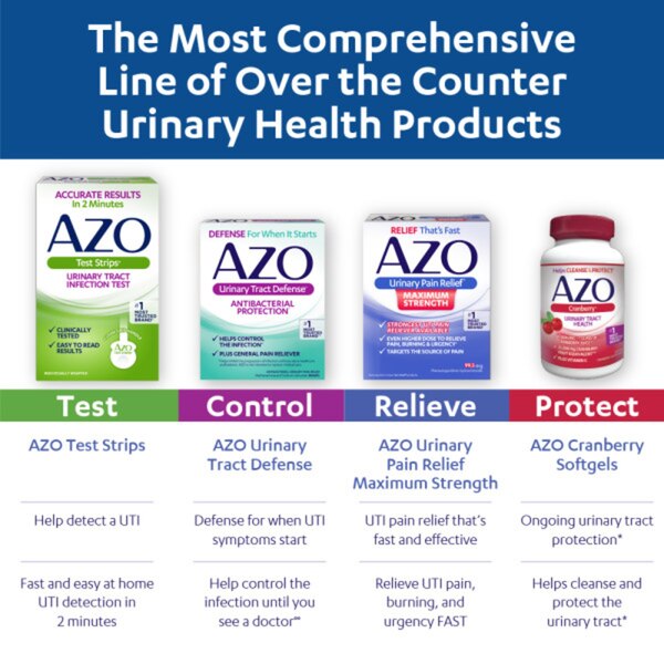 AZO Urinary Tract Health Dietary Supplement, Cranberry Softgels, 120 CT