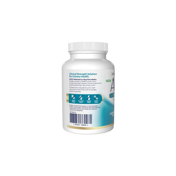 AZO D-Mannose, Urinary Track Health, 120 CT