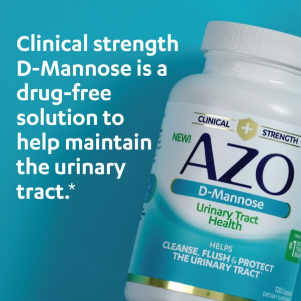 AZO D-Mannose, Urinary Track Health, 120 CT