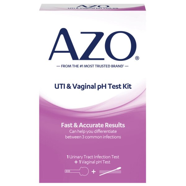 AZO UTI & Vaginal pH Test, 2 CT