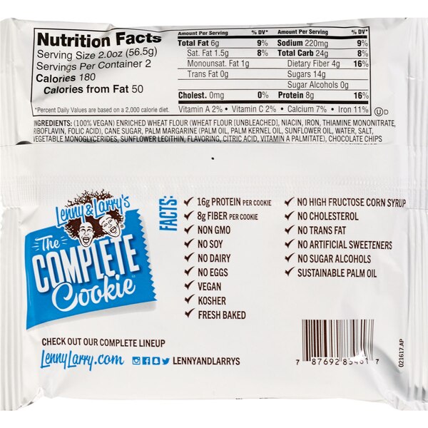 Lenny & Larry's The Complete Cookie, 4 OZ