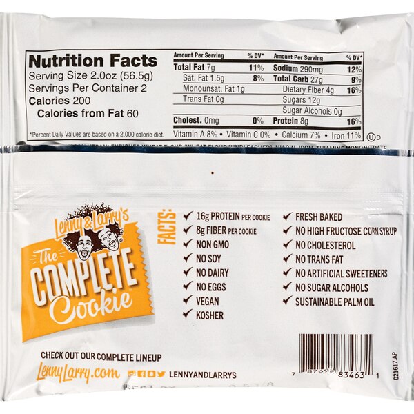 Lenny & Larry's The Complete Cookie, 4 OZ