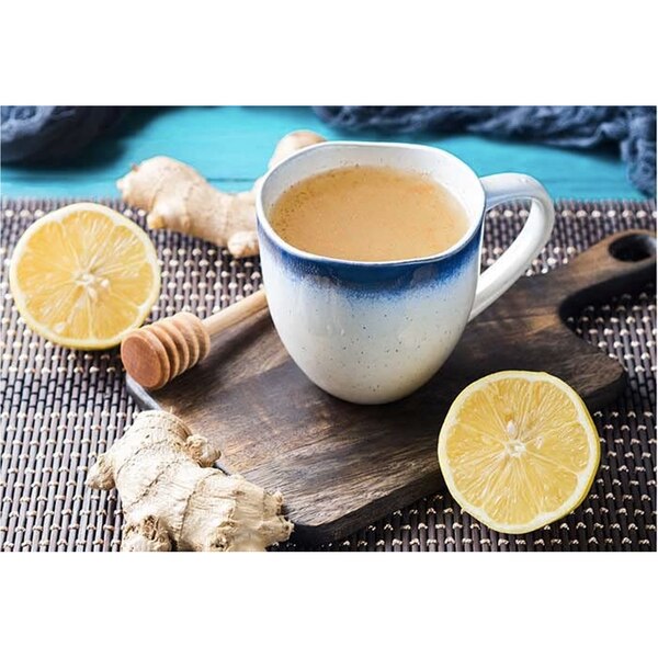 POCAS Instant Honey Ginger Tea, Ginseng Flavor, 12.6 OZ, 20 CT