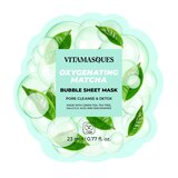 Vitamasques Oxygenating Matcha Bubble Sheet Mask, thumbnail image
