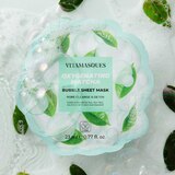 Vitamasques Oxygenating Matcha Bubble Sheet Mask, thumbnail image