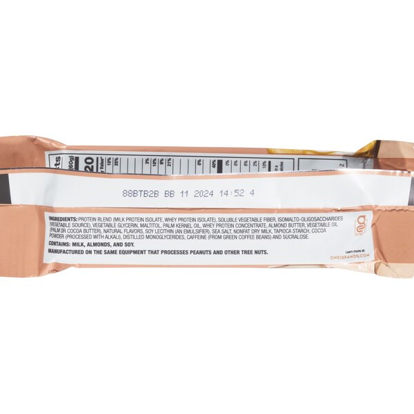 ONE Coffee Shop Latte Bar, Vanilla, 1 ct, 2.2 oz