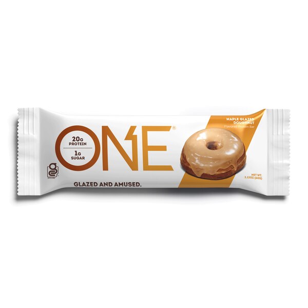 ONE Bar Maple Glazed Doughnut Flavored Protein Bar, 4 ct, 8.48 oz