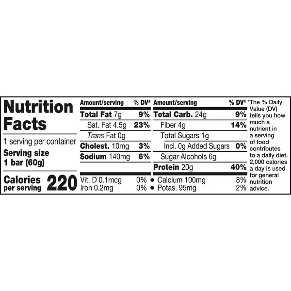 ONE, Lemon Cake Flavored Protein Bar, 2.12 oz