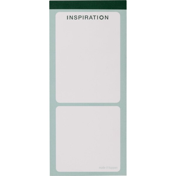 U Style Ecokind Magnetic List Pad, 4 x 9 in