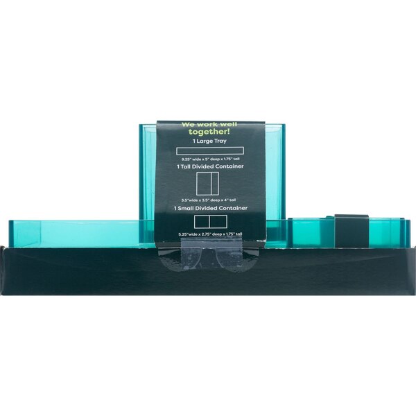 U Style Ecokind 3-Piece Desktop Storage Set