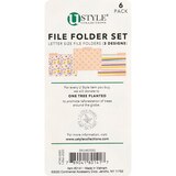 Caliber File Folder Set (Letter Size) Assorted Styles, 6 CT, thumbnail image